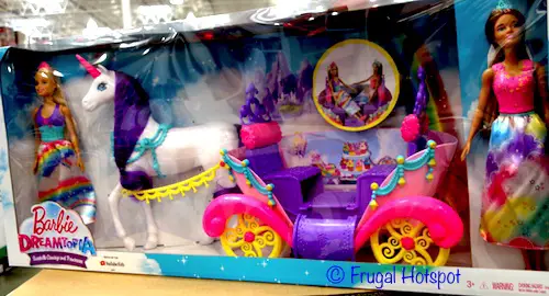 Barbie Dreamtopia Sweetville Carriage and Princesses at Costco