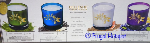 Bellevue Luxury 4-Piece Candle Set at Costco Bellevue Luxury 4-Piece Candle Set at Costco