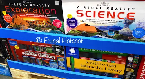 Costco: Encyclopedia Britannica 6-Book Interactive Box Set: EB Virtual Reality Exploration OR EB Virutal Reality Science OR EB Science Library OR Smithsonian Interactive Library.