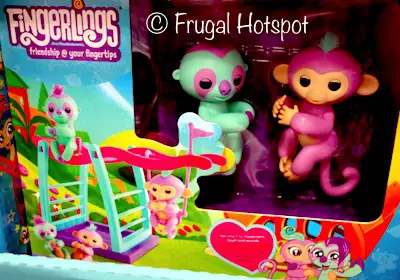 Costco: Fingerlings Monkey Bar Playset Includes Savannah and Clara.