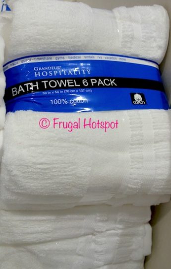 Grandeur Hospitality Bath Towel 6-Pack at Costco