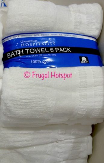 Grandeur Hospitality bath towels, Costco deals this week