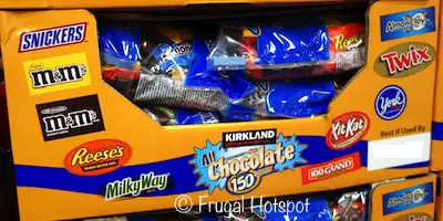 Costco Kirkland Signature All Chocolate Mix 90 oz (Almond Joy, 100 Grand, Kit Kat, M&M's, Milky Way, Peanut M&M's, Reese's Peanut Butter Cups, Snickers, Twix, York Peppermint Patty)