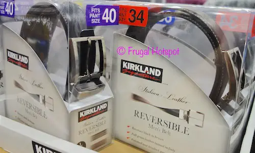 Kirkland Signature Reversible Leather Belt at Costco