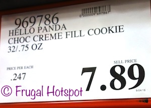 Costco Price: Meiji Hello Panda Chocolate Creme Filled Cookie 32/0.75 oz