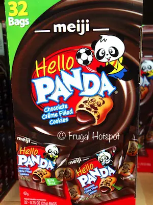 Meiji Hello Panda Chocolate Creme Filled Cookie 32/0.75 oz at Costco