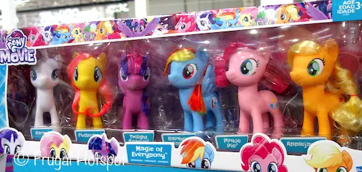 Costco: My Little Pony Magic of Everypony 6-Pack Includes Fluttershy, Rarity, Twilight Sparkle, Rainbow Dash, Pinkie Pie, Applejack.