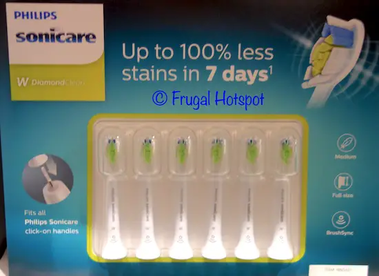 Sonicare Brush Head 6-Pack W DiamondClean at Costco