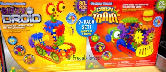 Techno Gears 2-Pack by The Learning Journey Dizzy Droid + Crazy Train at Costco