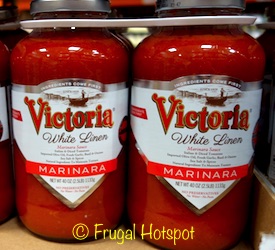 Victoria White Linen Marinara Sauce 2/40 oz at Costco