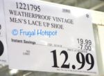Costco Sale Price: Weatherproof Vintage Ethan Men's Lace Up Shoe