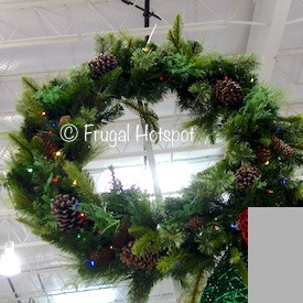 32" Wreath with LED Lights | Costco Christmas Decor 2018