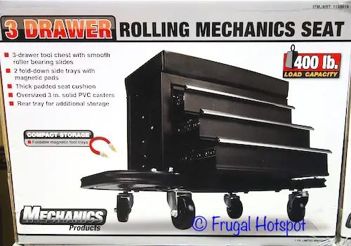 3-Drawer Rolling Mechanics Seat | Costco