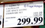 Costco Sale Price: Calphalon Premier Hard Anodized Nonstick Space Saving Cookware 11-Piece Set