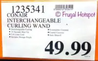 Costco Price: Conair Infiniti Pro Interchangeable Curling Wand Hair Results Costco Price: Conair Infiniti Pro Interchangeable Curling Wand Hair Results