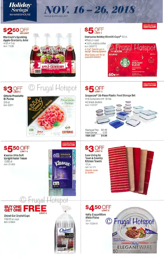 Costco Holiday Savings 2018 Coupon Book Page 13