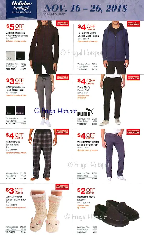 Costco Holiday Savings 2018 Coupon Book Page 22