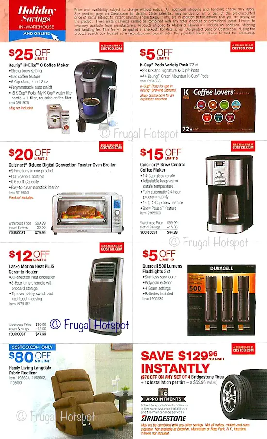 Costco 2018 Holiday Savings: November 6, 2018 - November 15, 2018. Page 5