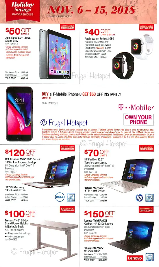 Costco 2018 Holiday Savings: November 6, 2018 - November 15, 2018. Page 8