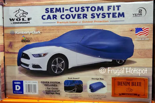 Covercraft Wolf Semi-Custom Fit Blue Denim Car Cover at Costco 