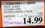 Costco Sale Price: First Alert Tundra Fire Extinguisher 2-Pack Costco Sale Price: First Alert Tundra Fire Extinguisher 2-Pack