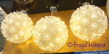 GE LED Spheres 3-Pack | Costco Christmas Decor 2019