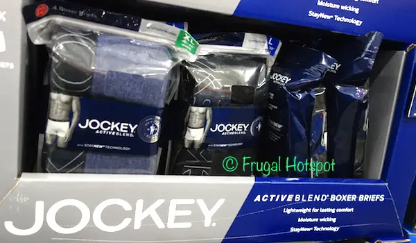 Jockey Active Blend Men's Boxer Briefs 4-Pack at Costco