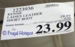 Costco Sale Price: Kensie Ladies Leather Short Boot