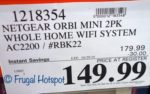 Costco Sale Price: Netgear Orbi Mini Whole Home WiFi System 2-Pack