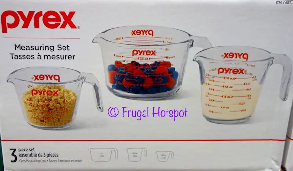 Pyrex Glass Measuring Cup 3-Piece Set at Costco Pyrex Glass Measuring Cup 3-Piece Set at Costco