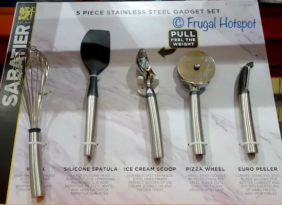 Sabatier 5-Piece Stainless Steel Kitchen Gadget Set at Costco Sabatier 5-Piece Stainless Steel Kitchen Gadget Set at Costco