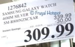 Costco Sale Price: Samsung Galaxy Watch 46mm Silver