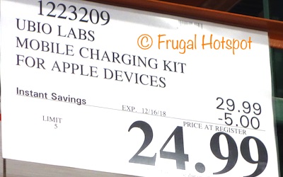 Costco Sale Price: Ubio Labs Mobile Charging Kit for Apple Devices