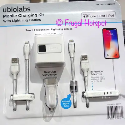 Ubio Labs Mobile Charging Kit for Apple Devices at Costco