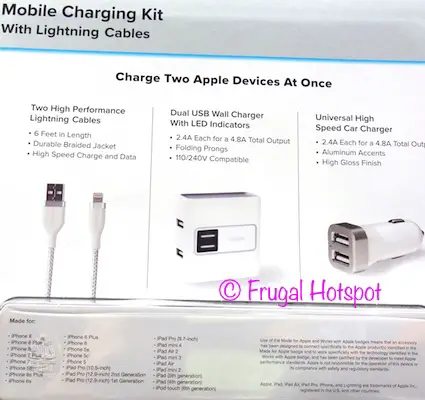 Ubio Labs Mobile Charging Kit for Apple Devices at Costco