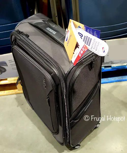 Costco Display of American Tourister AT GO 2! Softside Spinner Carry-On