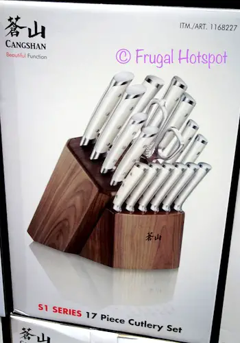 Cangshan S1 Series 17-Piece Cutlery Set Knives at Costco