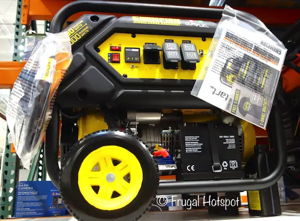 Champion Dual Fuel Generator 7000 Running Watts | Costco Display