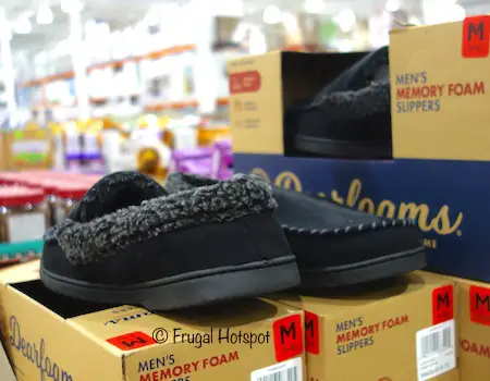 Dearfoams Men's Memory Foam Slippers at Costco