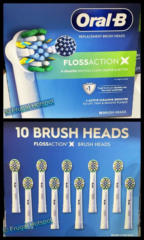 Floss Action Oral B Brush Heads 10 ct | Costco 2610583