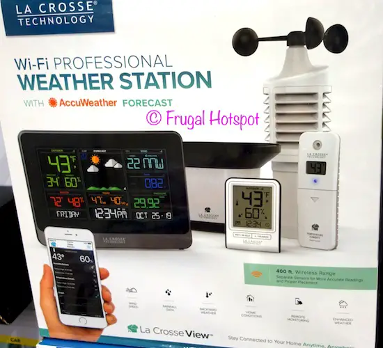 La Crosse Technology Wi-Fi Professional Weather Station at Costco