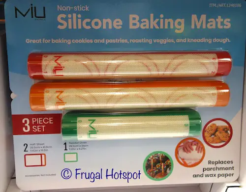 Miu Silicone 3-Piece Baking Mats at Costco