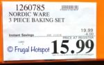 Costco Sale Price: Nordic Ware Baking Sheet 3-Piece Set