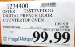 Costco Sale Price: Oster Digital French Door Countertop Oven