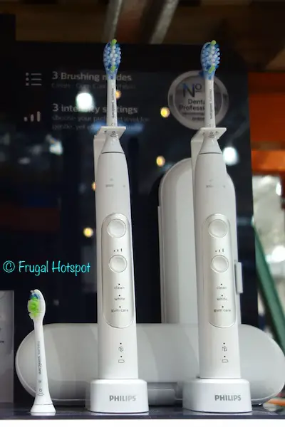 Costco Display: Philips Sonicare 7000 ExpertResults Power Toothbrush 2-Pack