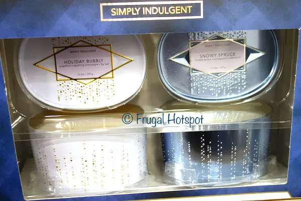 Simply Indulgent Luxury Fragrance Soy Candles 2-Pack at Costco