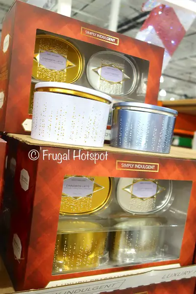 Simply Indulgent Luxury Fragrance Soy Candles 2-Pack at Costco