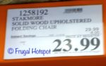 Costco Sale Price: Stakmore Solid Wood Upholstered Folding Chair