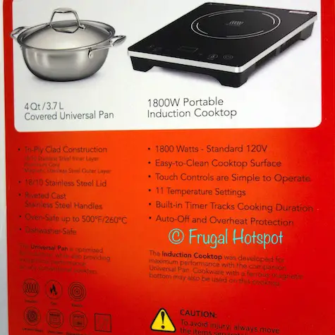 Product Description of Tramontina 3-Piece Induction Cooking System | Costco