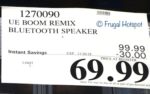 Ultimate Ears Boom Remix Speaker | Costco Sale Price